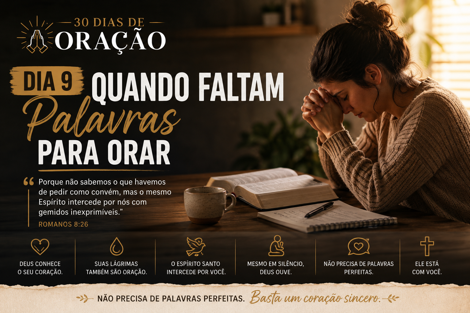 Como Começar a Orar Quando Você Não Sabe o Que Dizer