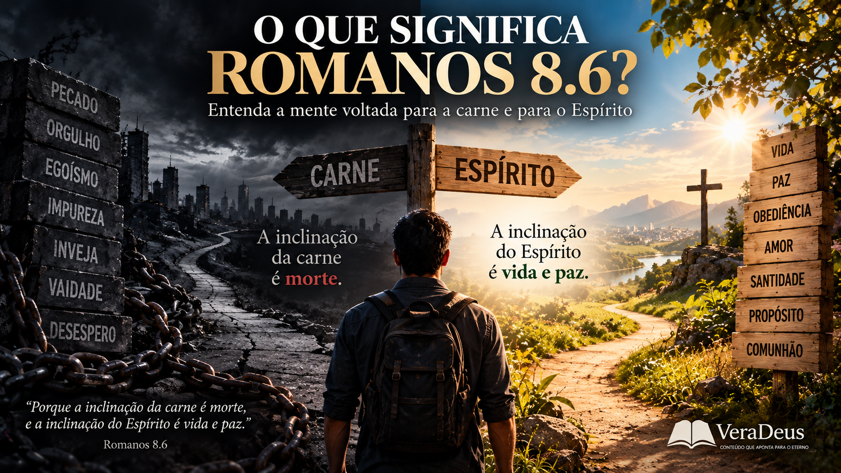 O Que Significa Romanos 8.6? Entenda a Mente Voltada para a Carne e para o Espírito