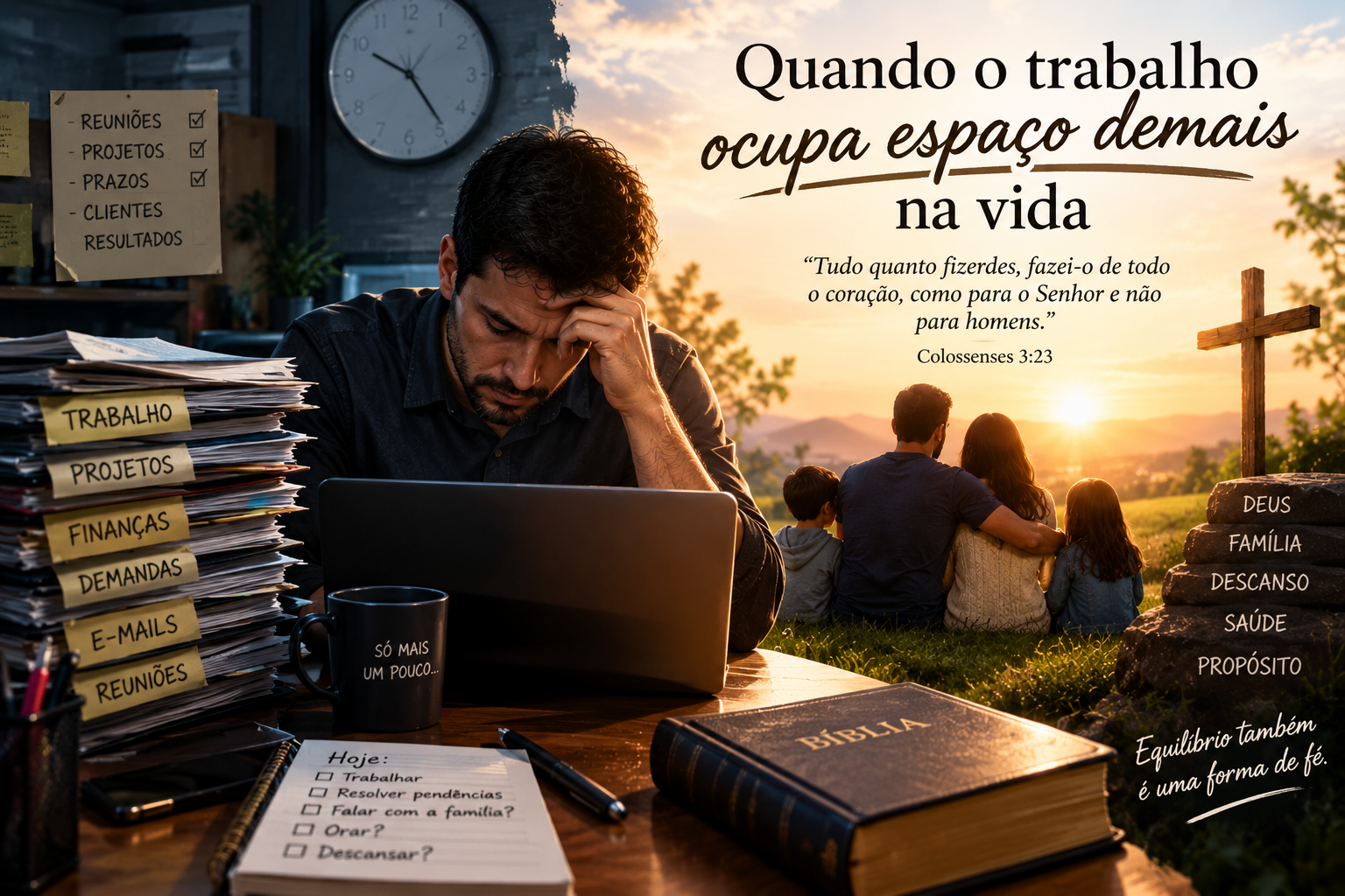 Quando o Trabalho Ocupa Espaço Demais na Vida