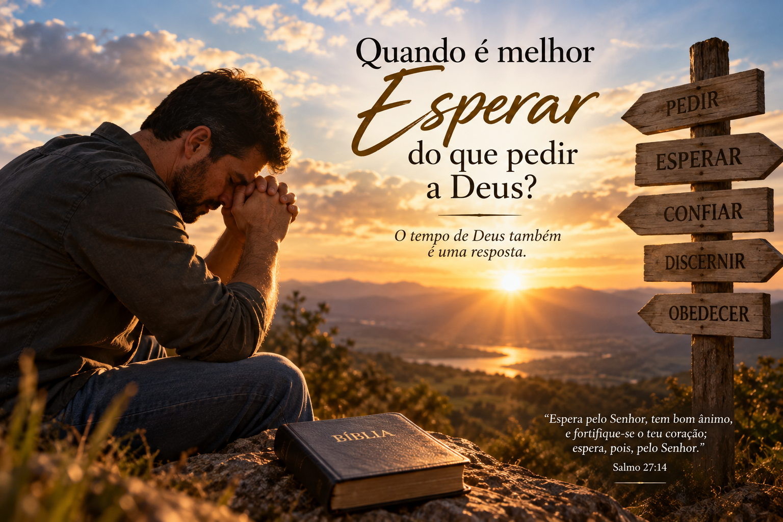 Quando é Melhor Esperar do que Pedir a Deus?